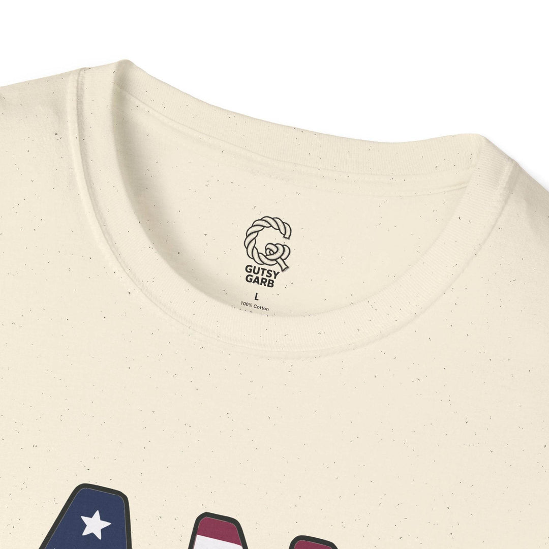 Patriotic American Flag Tee Land of the Free T-Shirt - Gutsy Garb
