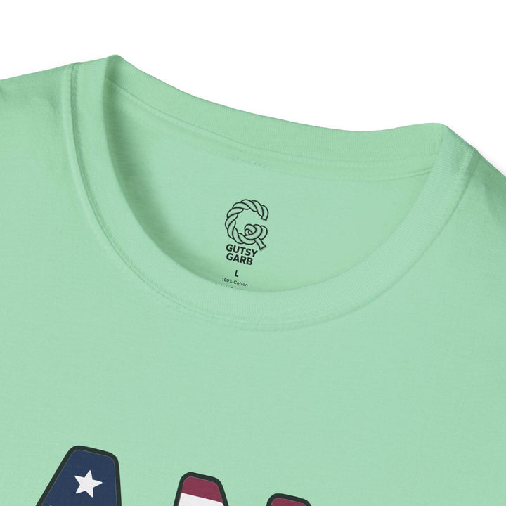 Patriotic American Flag Tee Land of the Free T-Shirt - Gutsy Garb