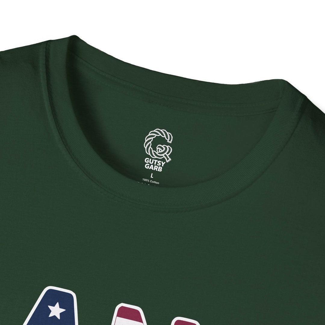 Patriotic American Flag Tee Land of the Free T-Shirt - Gutsy Garb