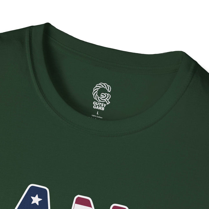 Patriotic American Flag Tee Land of the Free T-Shirt - Gutsy Garb