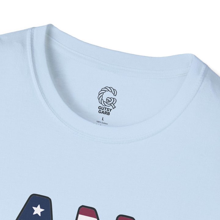 Patriotic American Flag Tee Land of the Free T-Shirt - Gutsy Garb