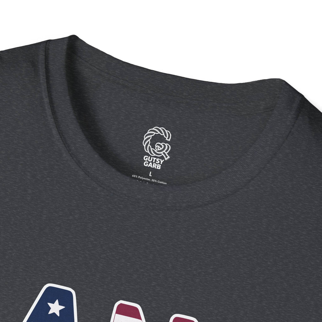 Patriotic American Flag Tee Land of the Free T-Shirt - Gutsy Garb