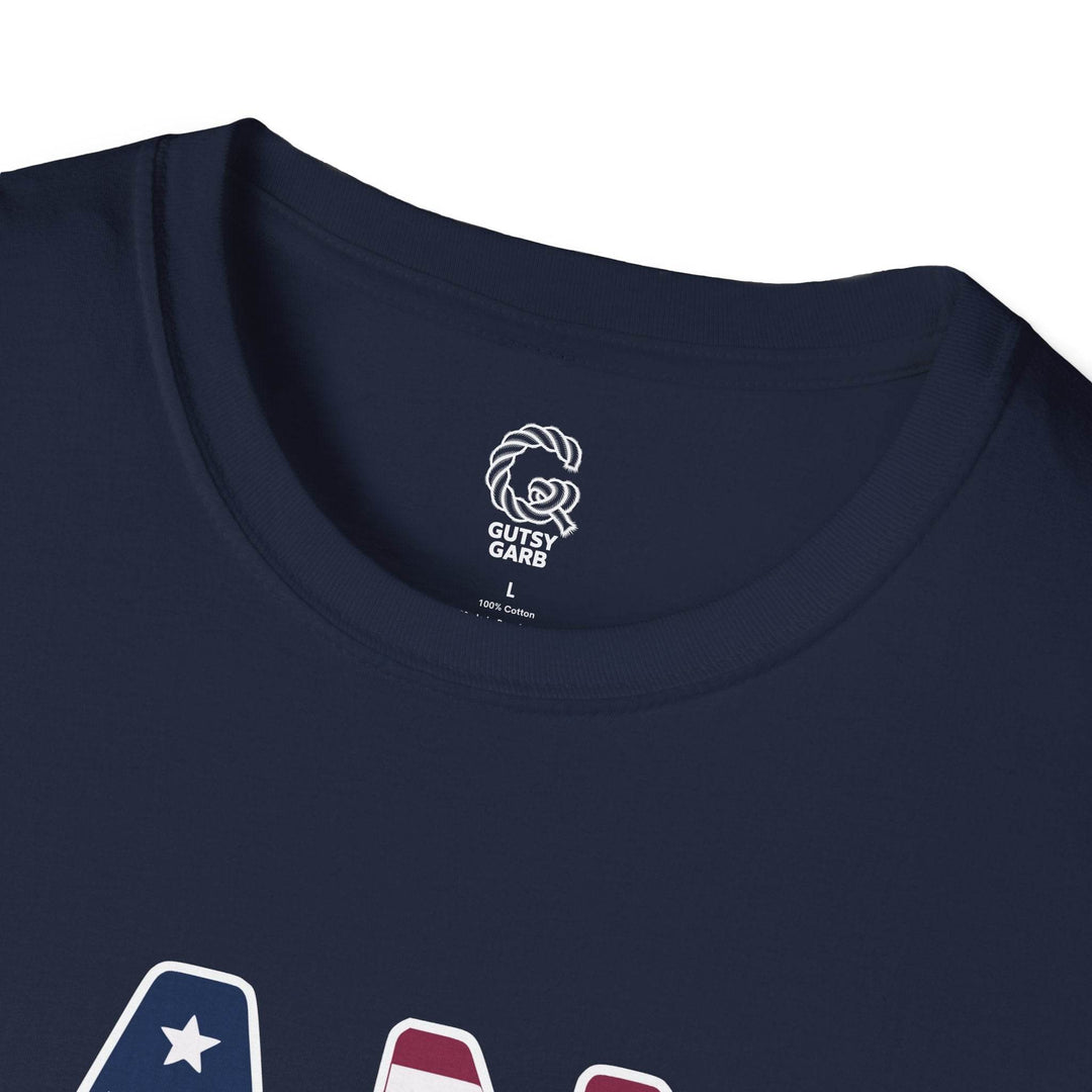 Patriotic American Flag Tee Land of the Free T-Shirt - Gutsy Garb
