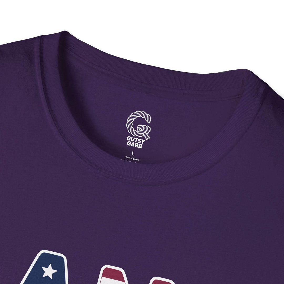 Patriotic American Flag Tee Land of the Free T-Shirt - Gutsy Garb