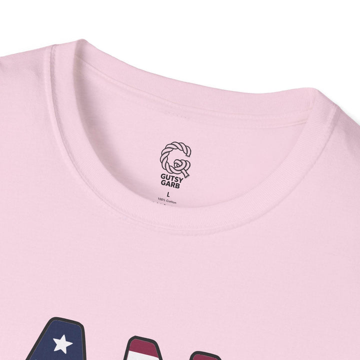 Patriotic American Flag Tee Land of the Free T-Shirt - Gutsy Garb