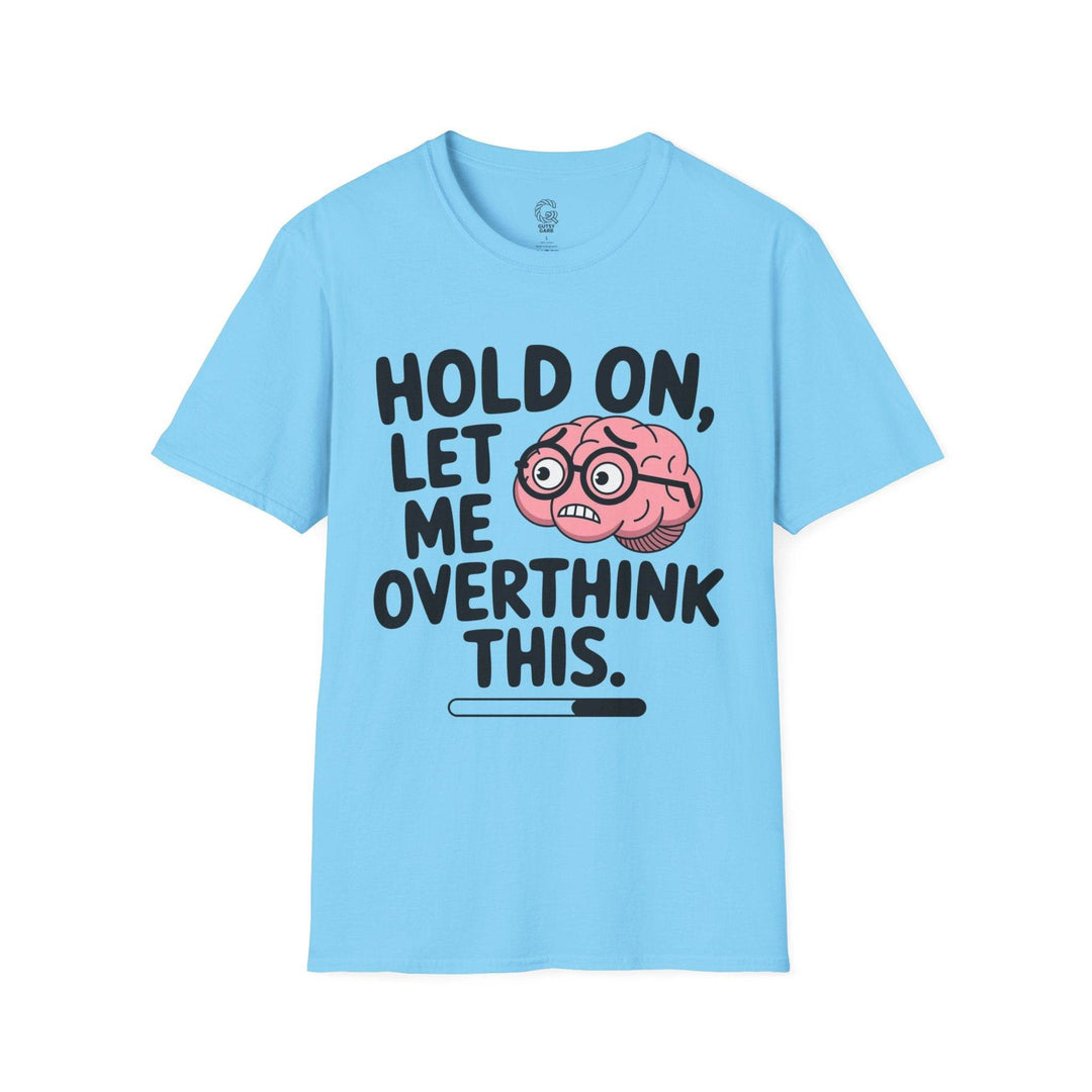 Overthinker Graphic Tee – Funny Brain Design - Gutsy Garb