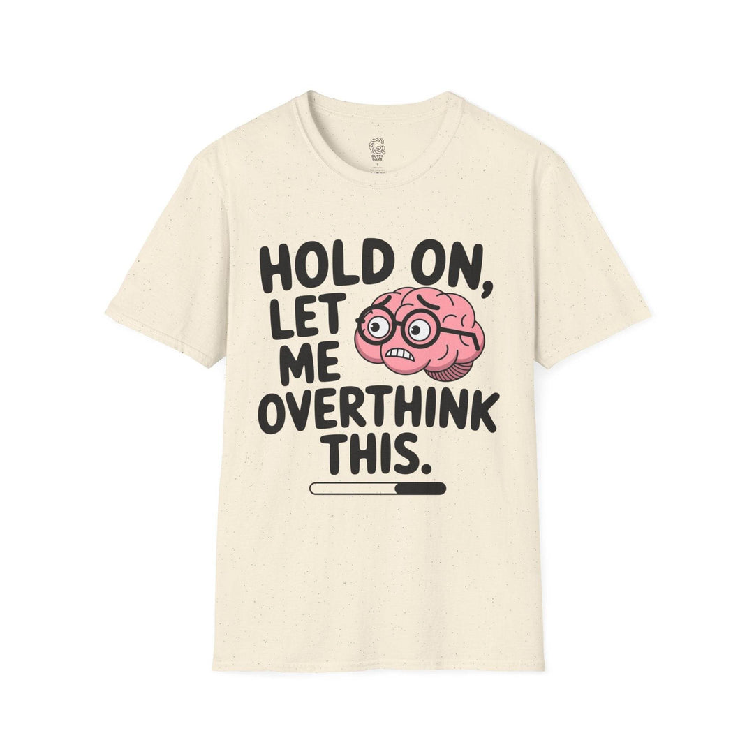 Overthinker Graphic Tee – Funny Brain Design - Gutsy Garb