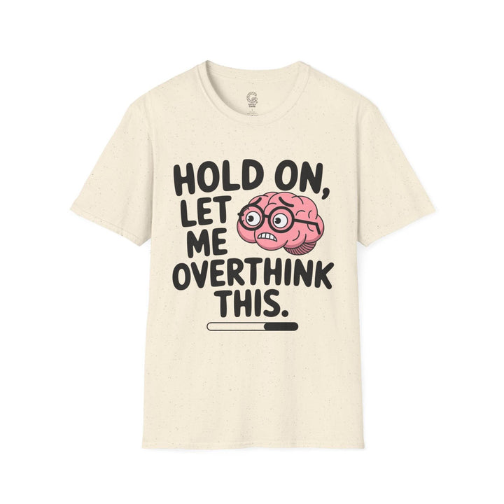 Overthinker Graphic Tee – Funny Brain Design - Gutsy Garb