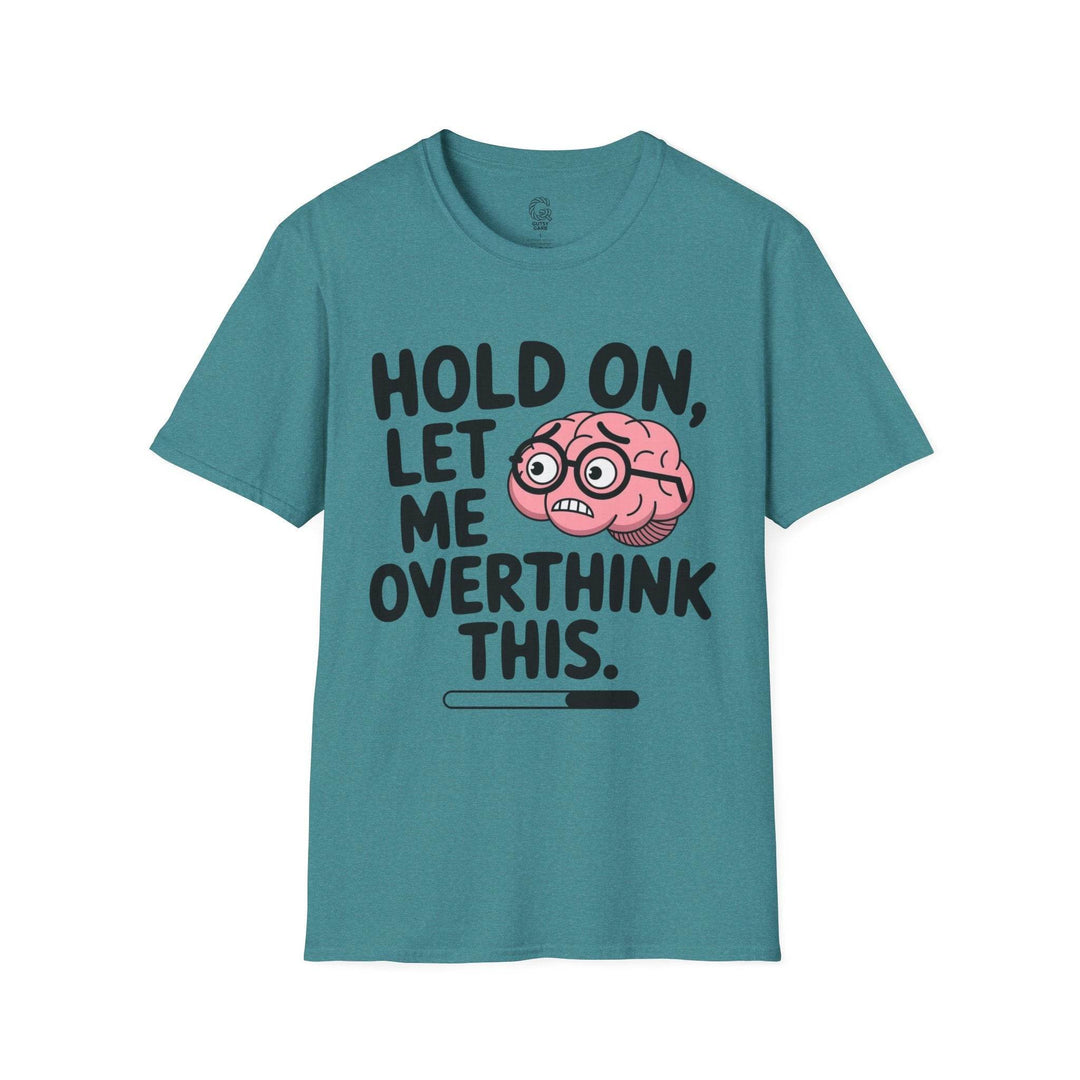 Overthinker Graphic Tee – Funny Brain Design - Gutsy Garb