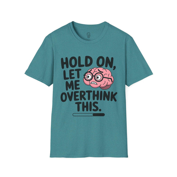 Overthinker Graphic Tee – Funny Brain Design - Gutsy Garb