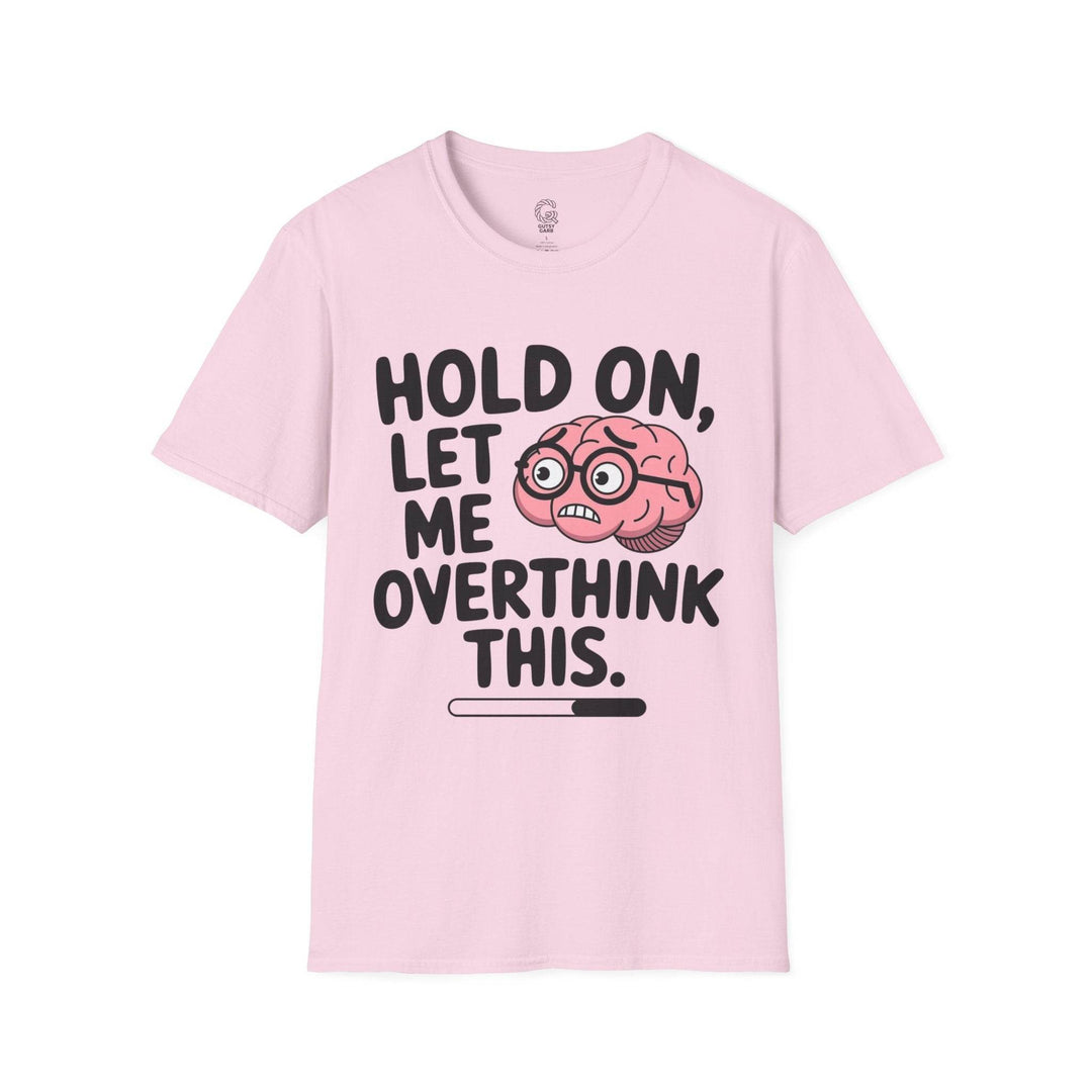Overthinker Graphic Tee – Funny Brain Design - Gutsy Garb