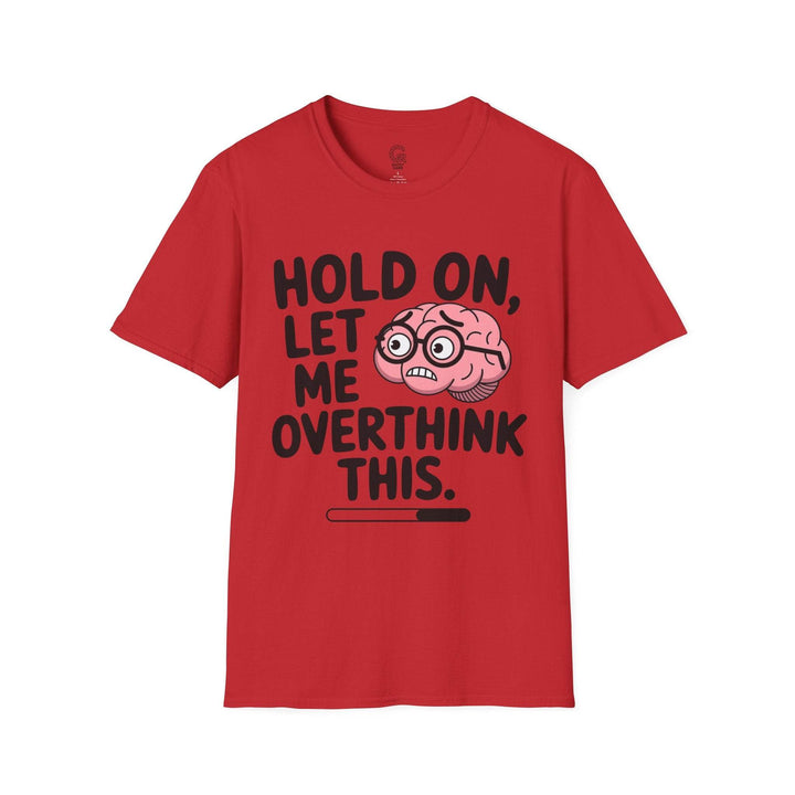 Overthinker Graphic Tee – Funny Brain Design - Gutsy Garb