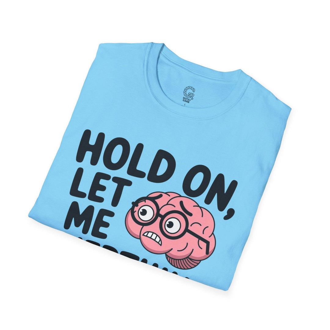 Overthinker Graphic Tee – Funny Brain Design - Gutsy Garb