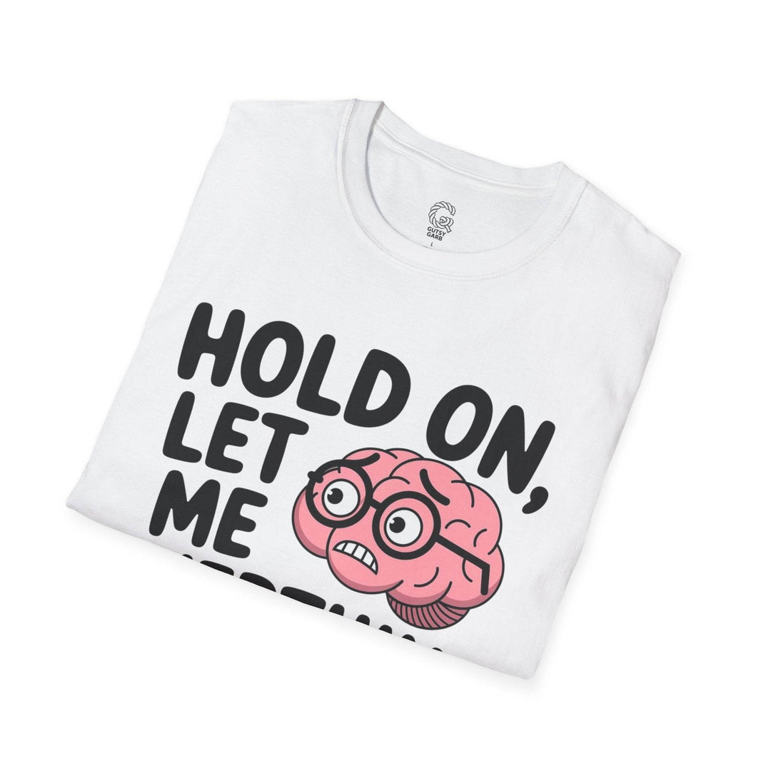 Overthinker Graphic Tee – Funny Brain Design - Gutsy Garb