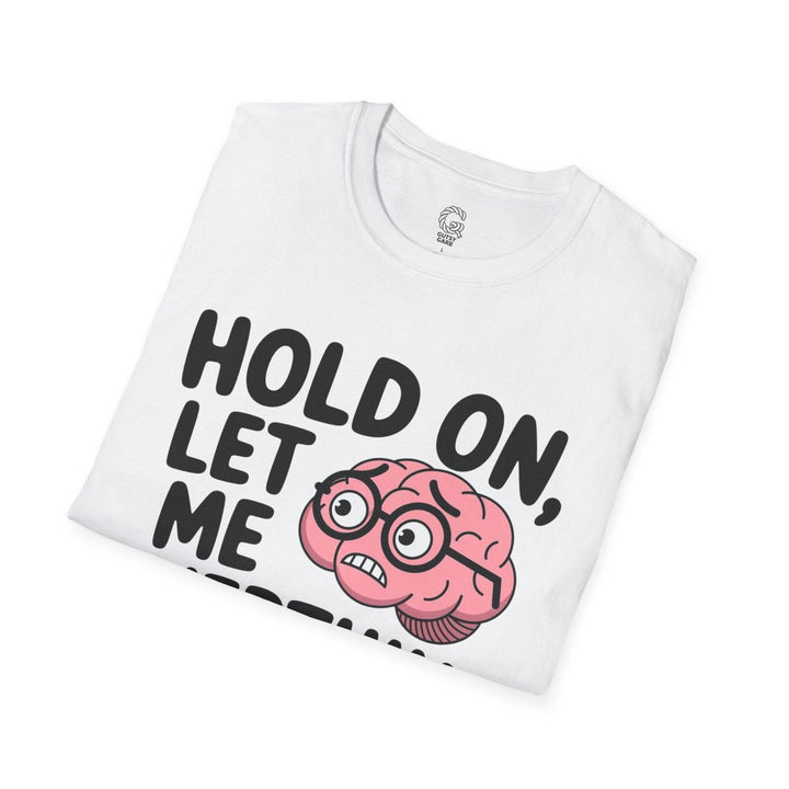 Overthinker Graphic Tee – Funny Brain Design - Gutsy Garb