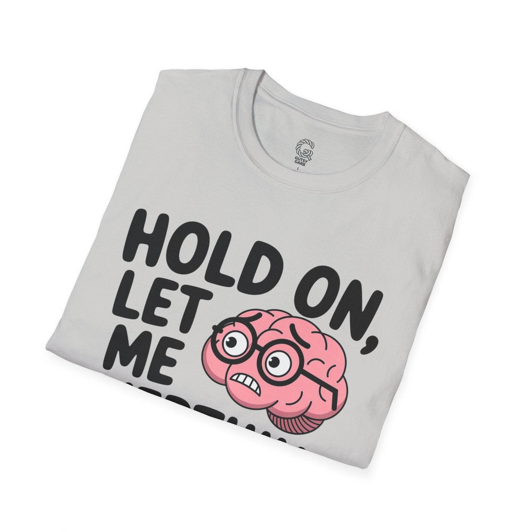 Overthinker Graphic Tee – Funny Brain Design - Gutsy Garb