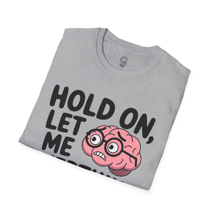 Overthinker Graphic Tee – Funny Brain Design - Gutsy Garb