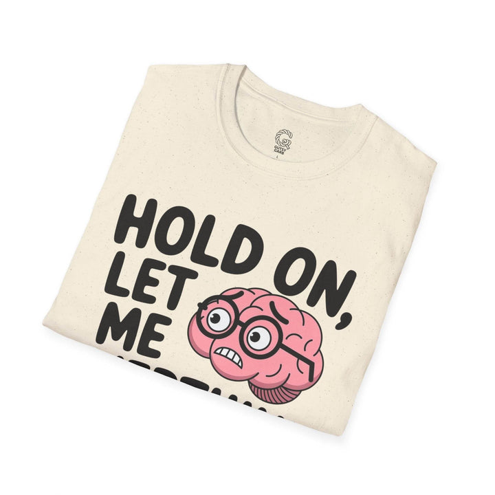 Overthinker Graphic Tee – Funny Brain Design - Gutsy Garb