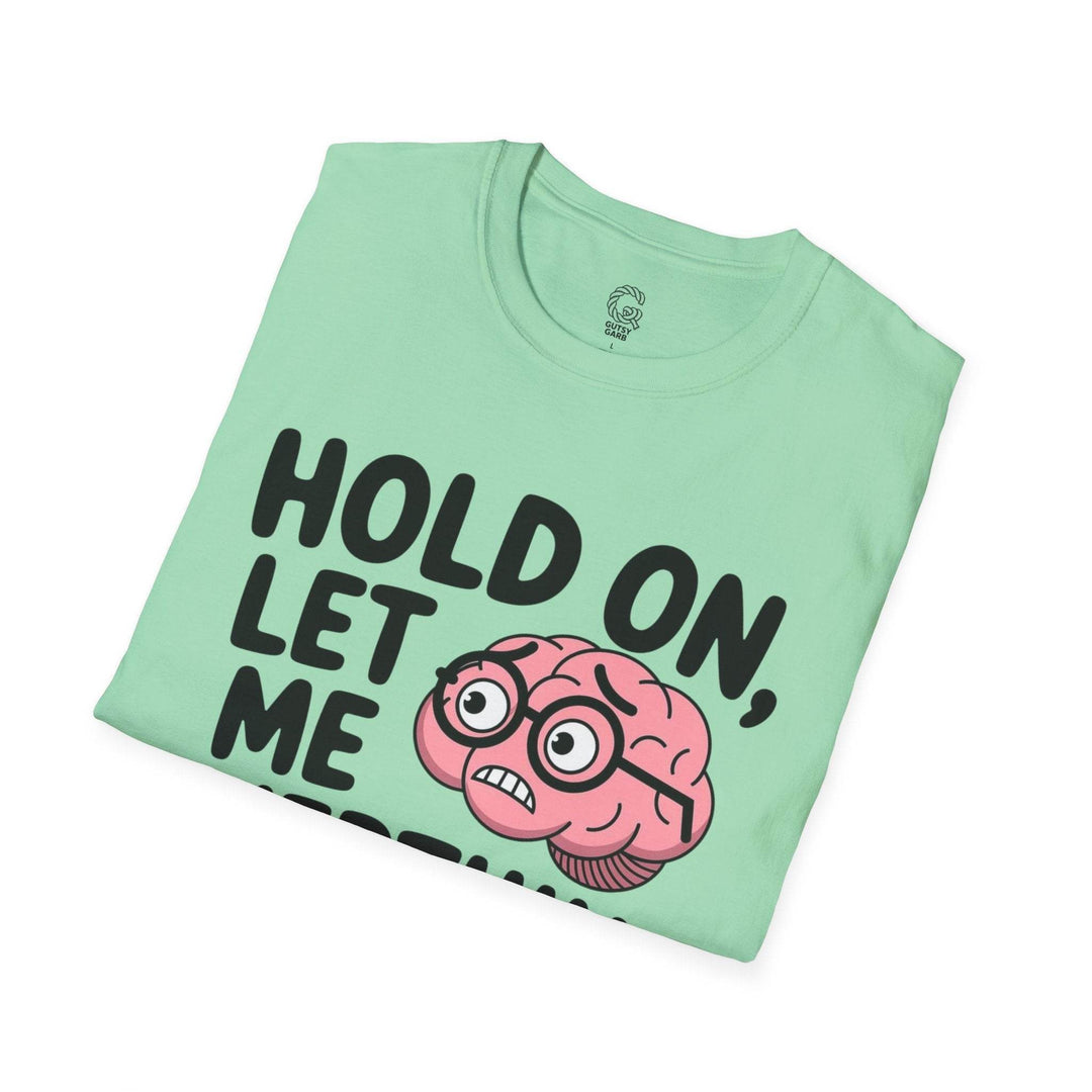 Overthinker Graphic Tee – Funny Brain Design - Gutsy Garb