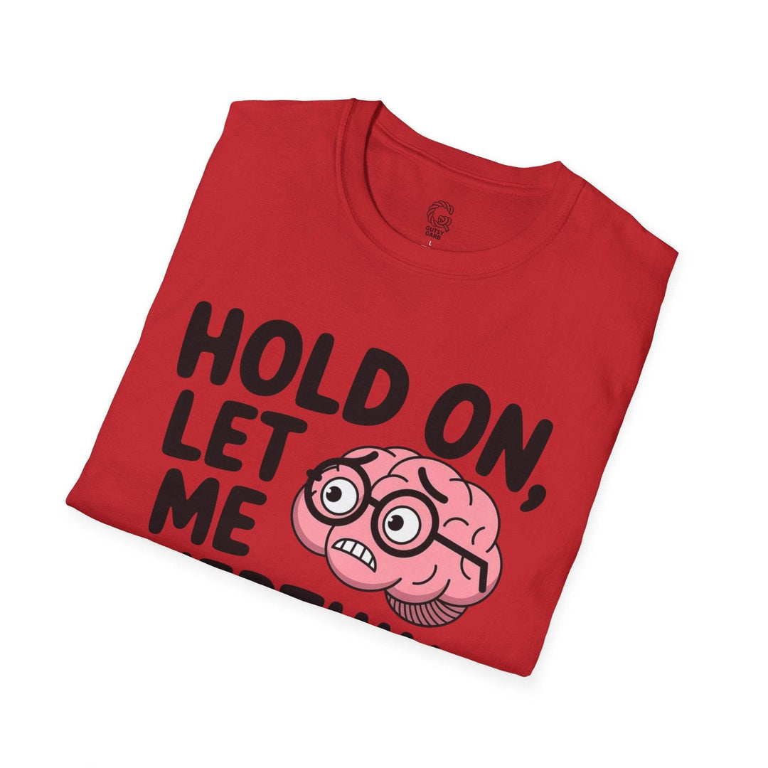 Overthinker Graphic Tee – Funny Brain Design - Gutsy Garb