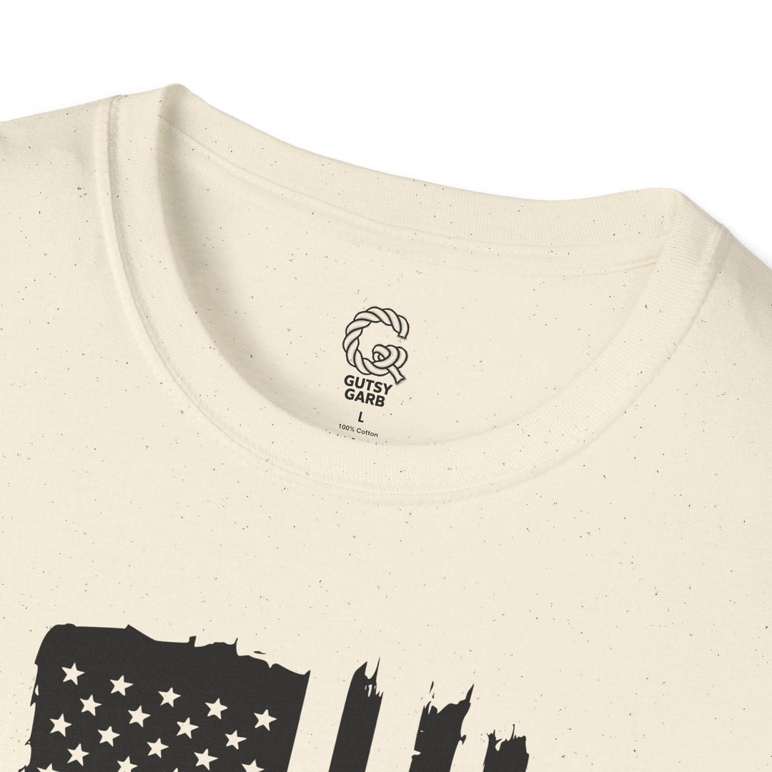 Patriotic USA Flag Graphic Tee with We the People - Gutsy Garb