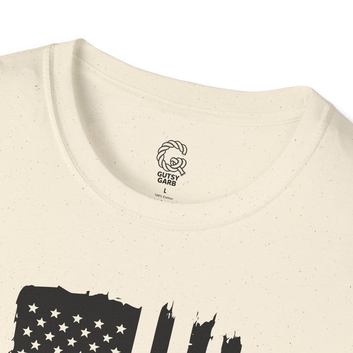 Patriotic USA Flag Graphic Tee with We the People - Gutsy Garb