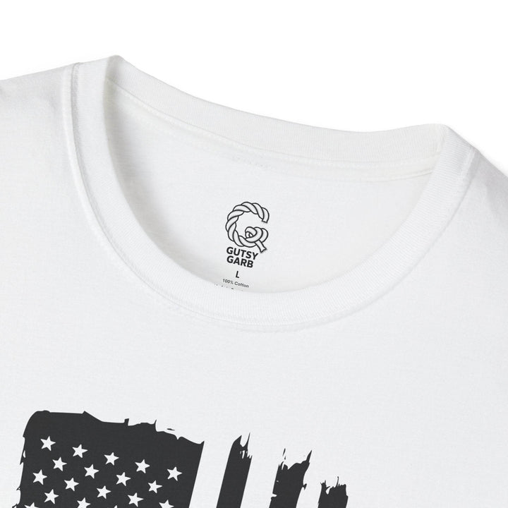 Patriotic USA Flag Graphic Tee with We the People - Gutsy Garb
