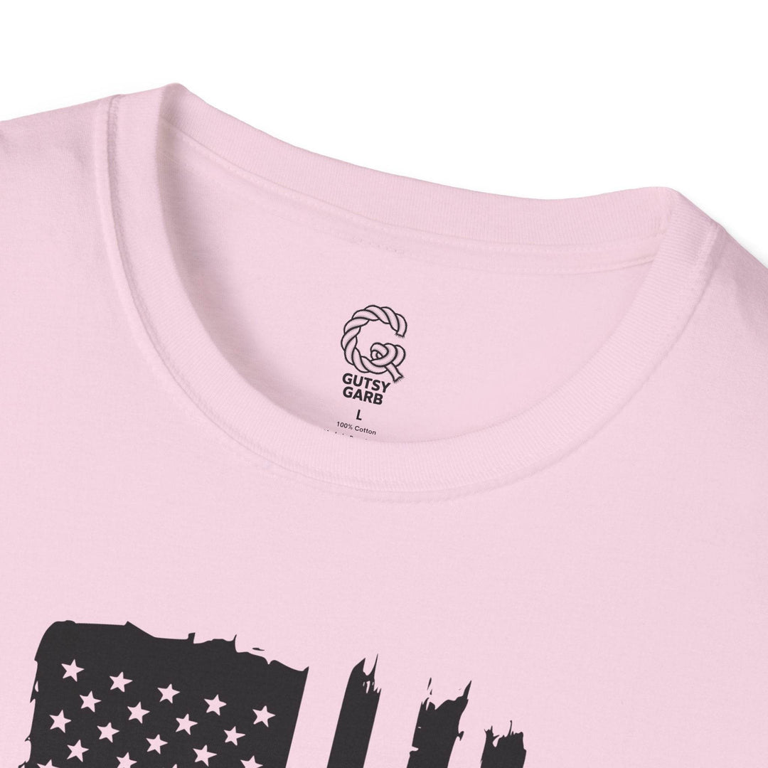 Patriotic USA Flag Graphic Tee with We the People - Gutsy Garb