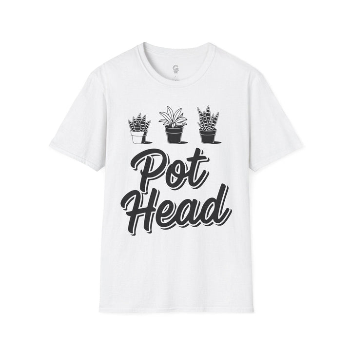 Pot Head T-Shirt for Plant Lovers - Bold Style - Gutsy Garb