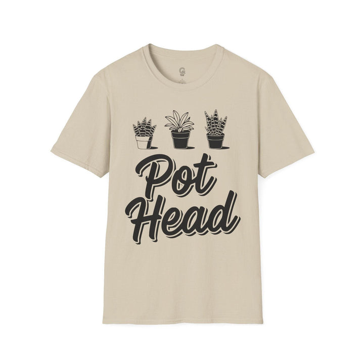 Pot Head T-Shirt for Plant Lovers - Bold Style - Gutsy Garb