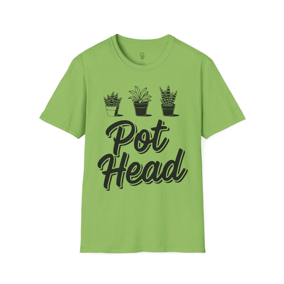 Pot Head T-Shirt for Plant Lovers - Bold Style - Gutsy Garb