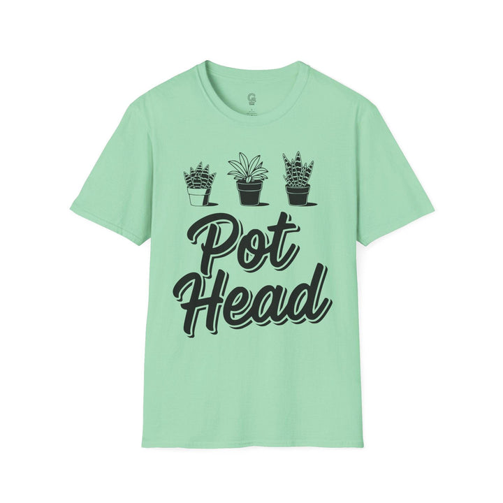 Pot Head T-Shirt for Plant Lovers - Bold Style - Gutsy Garb