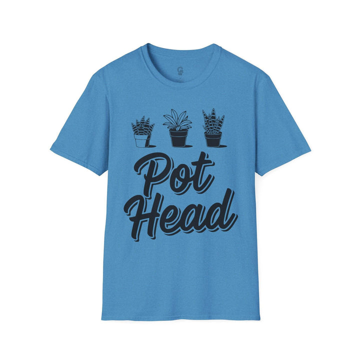 Pot Head T-Shirt for Plant Lovers - Bold Style - Gutsy Garb