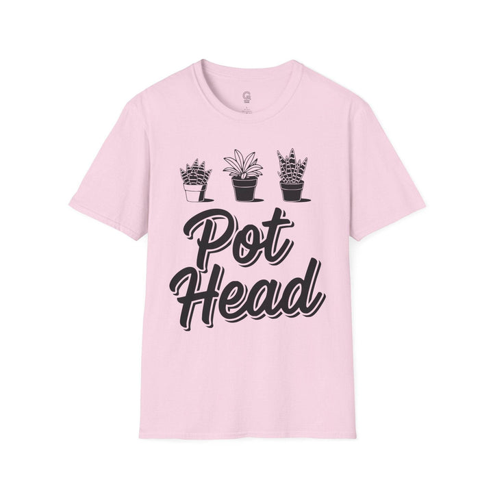 Pot Head T-Shirt for Plant Lovers - Bold Style - Gutsy Garb