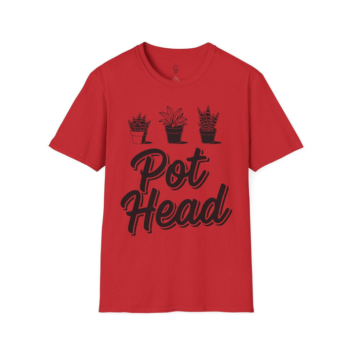 Pot Head T-Shirt for Plant Lovers - Bold Style - Gutsy Garb