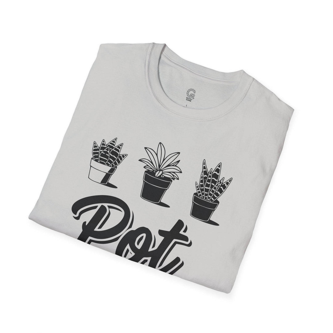 Pot Head T-Shirt for Plant Lovers - Bold Style - Gutsy Garb
