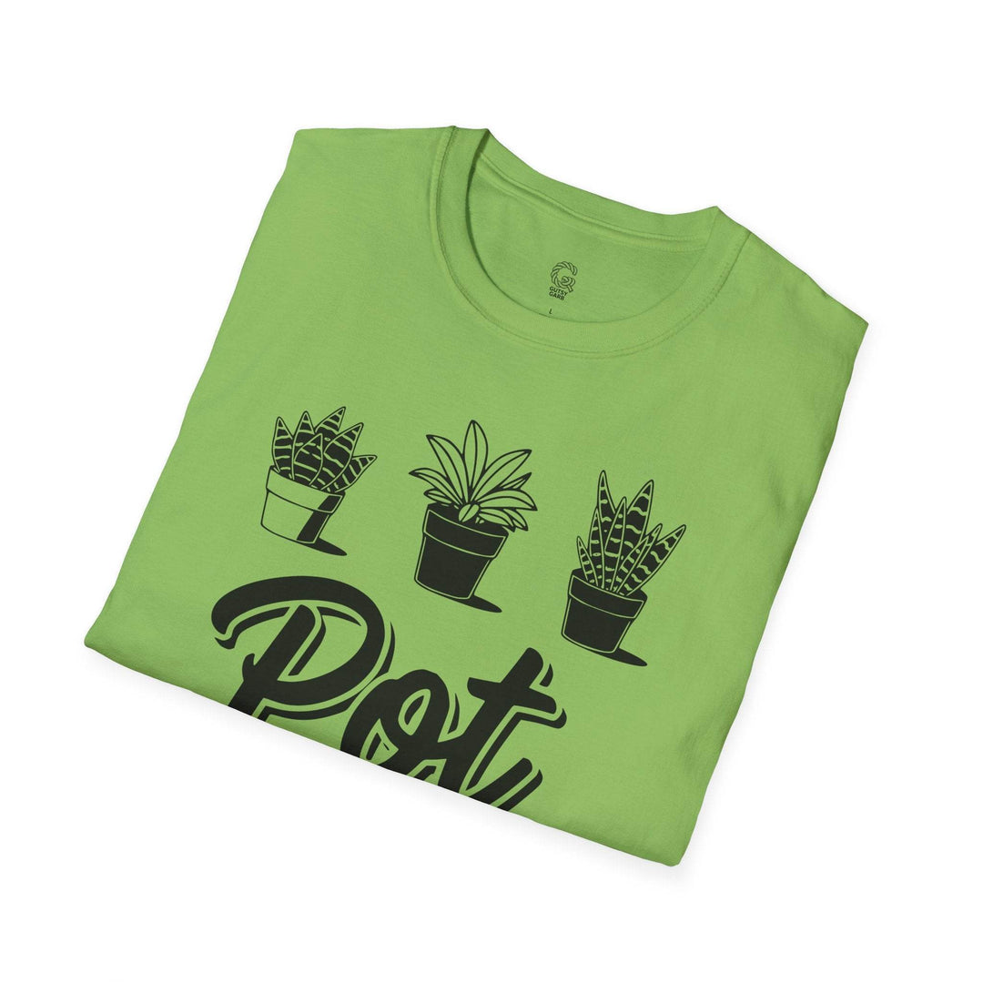 Pot Head T-Shirt for Plant Lovers - Bold Style - Gutsy Garb