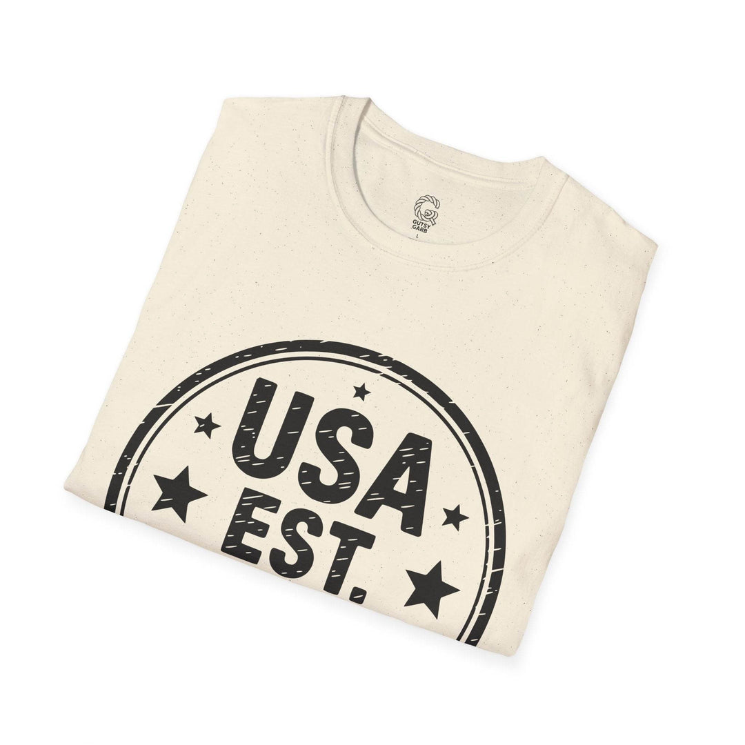 USA 1776 T-Shirt Vintage Patriotic Tee - Gutsy Garb