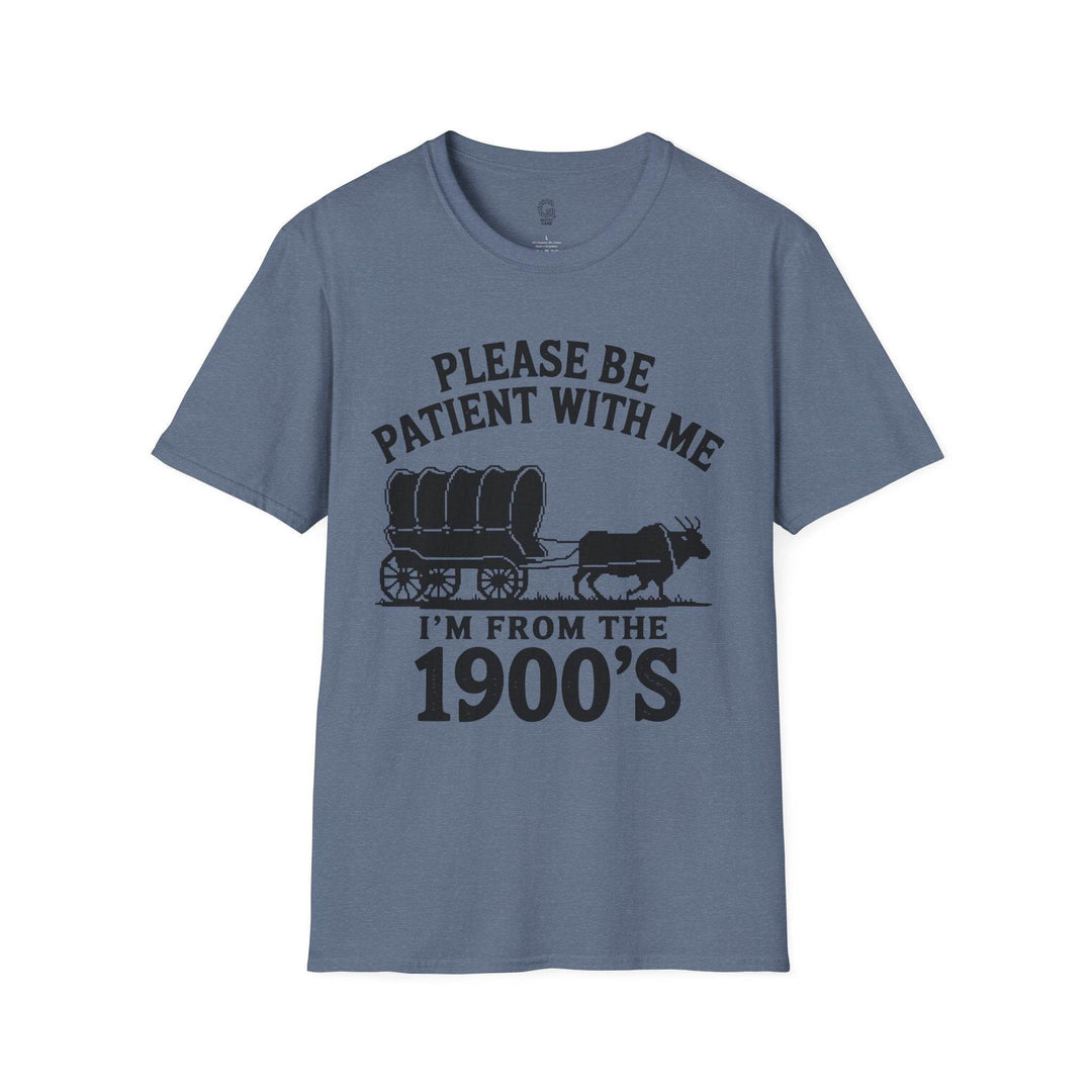 Funny 1900s Graphic Tee – Bold Vintage Humor - Gutsy Garb