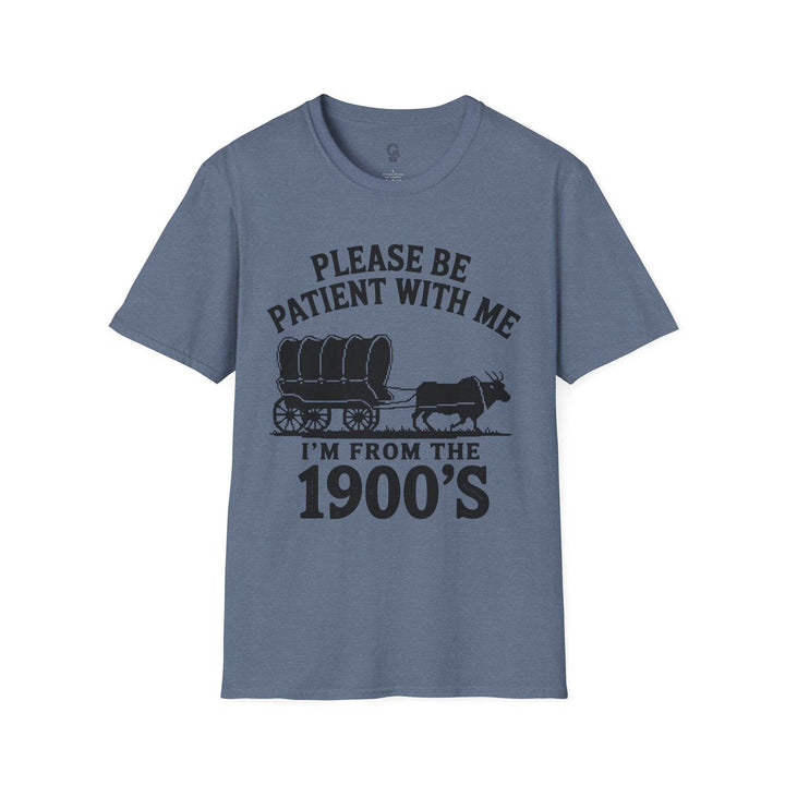Funny 1900s Graphic Tee – Bold Vintage Humor - Gutsy Garb