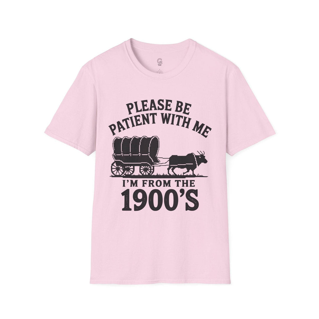 Funny 1900s Graphic Tee – Bold Vintage Humor - Gutsy Garb