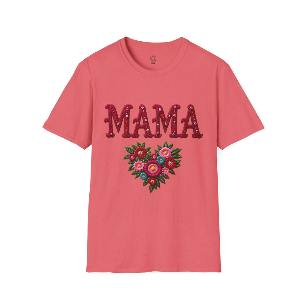 Floral Mama Heart Tee - Bold & Stylish T-Shirt - Gutsy Garb