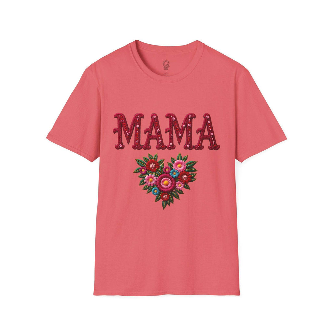 Floral Mama Heart Tee - Bold & Stylish T-Shirt - Gutsy Garb