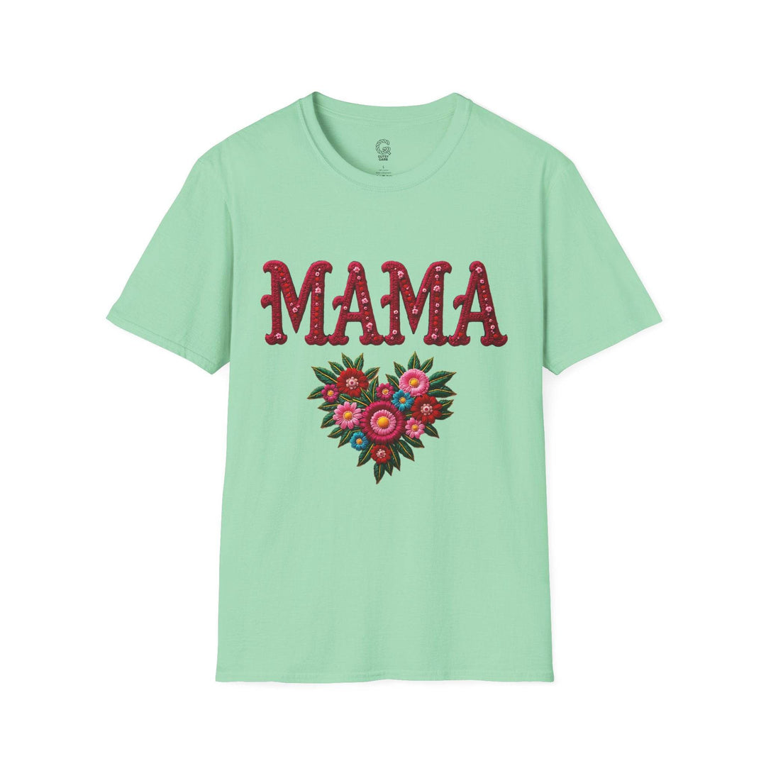 Floral Mama Heart Tee - Bold & Stylish T-Shirt - Gutsy Garb