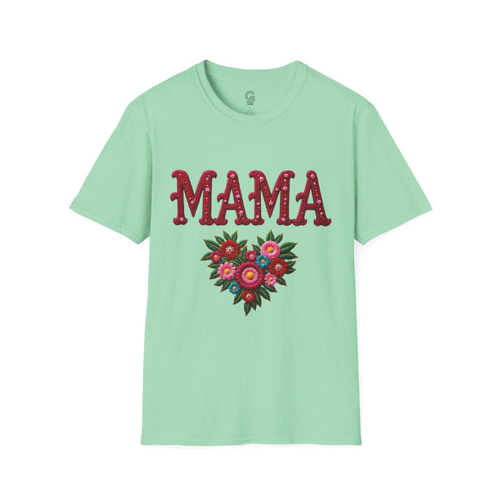Floral Mama Heart Tee - Bold & Stylish T-Shirt - Gutsy Garb