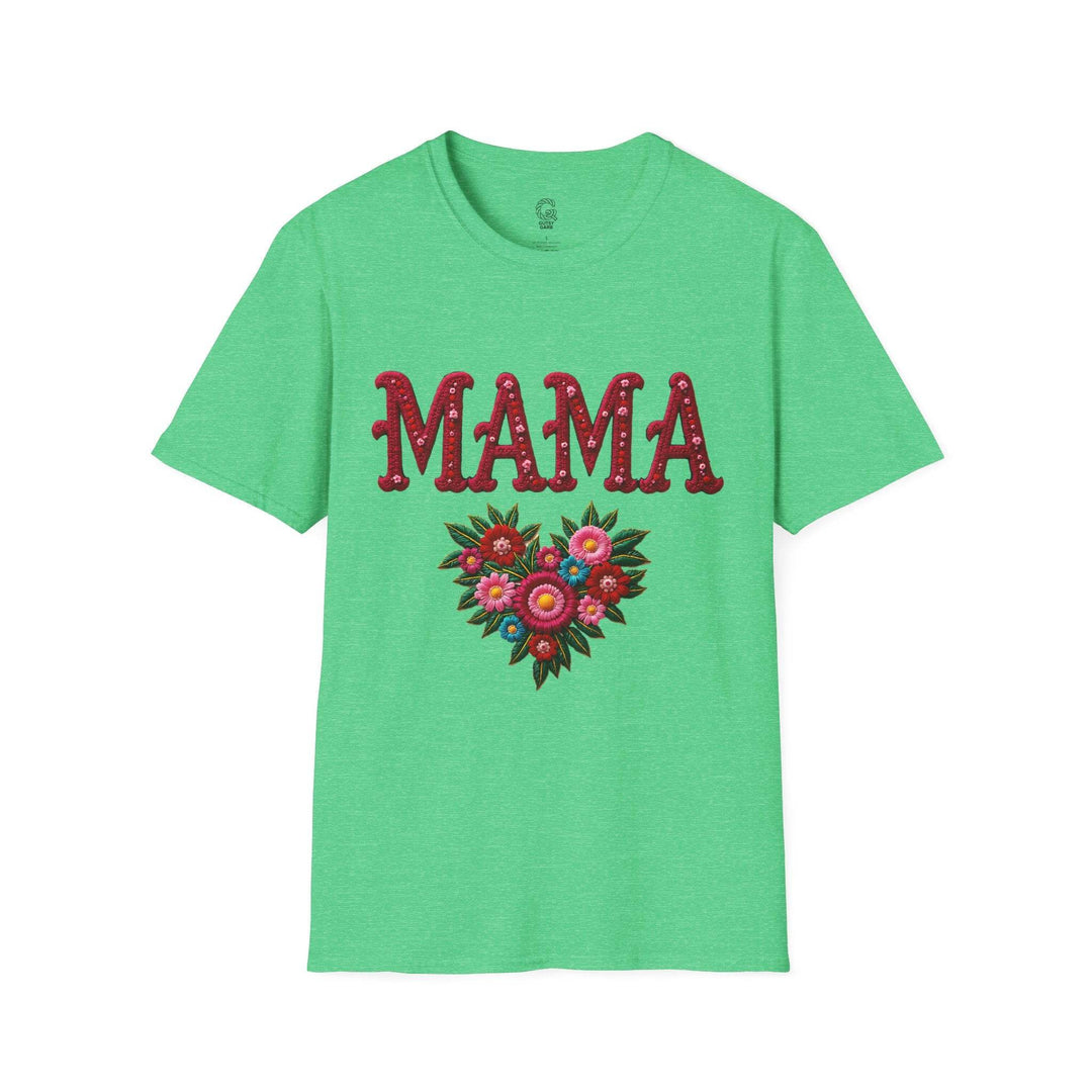 Floral Mama Heart Tee - Bold & Stylish T-Shirt - Gutsy Garb