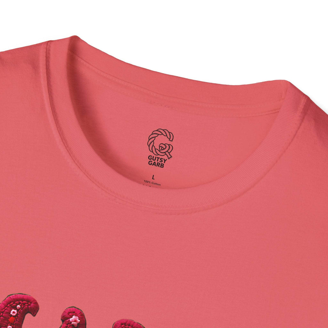 Floral Mama Heart Tee - Bold & Stylish T-Shirt - Gutsy Garb