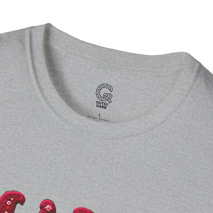 Floral Mama Heart Tee - Bold & Stylish T-Shirt - Gutsy Garb