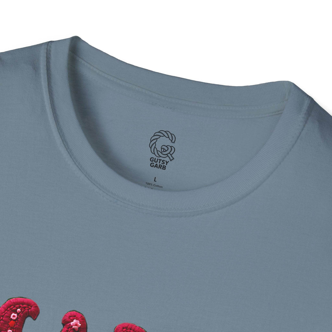 Floral Mama Heart Tee - Bold & Stylish T-Shirt - Gutsy Garb