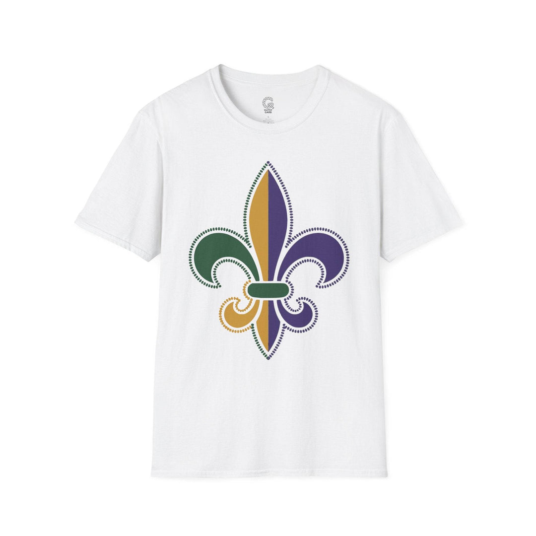Mardi Gras fleur de lis shirt - Bold Design - Gutsy Garb
